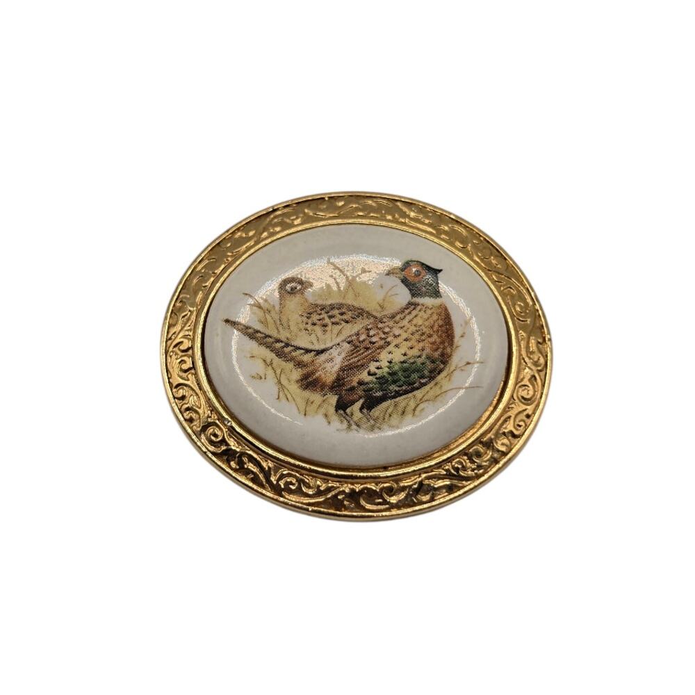 Vintage Avon Rich Splendor of Fall the Pheasant Brooch